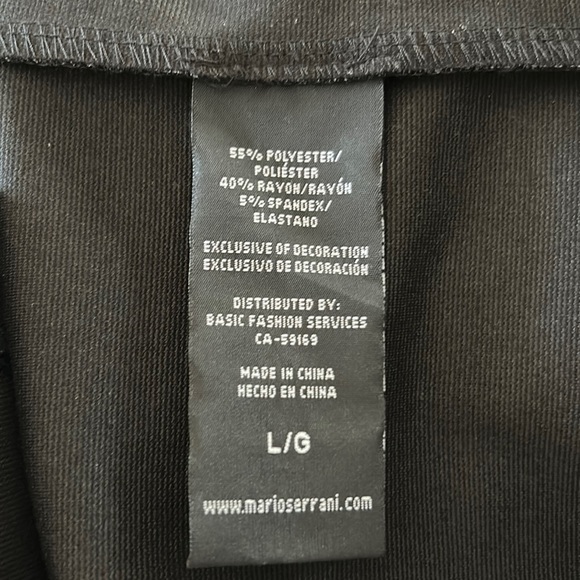 NWT Mario SERRANI Italy Sz L/G Modern Fit Unlined Sleeveless Shift Dress - Picture 7 of 9